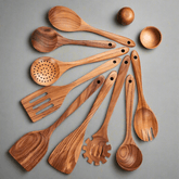 Premium Teak Kitchen Utensil Tools